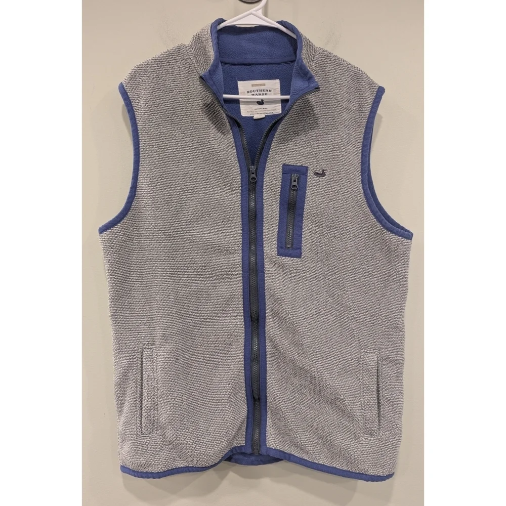 Southern Marsh Highland Alpaca Vest In Grey Size Medium - Picture 6 of 6